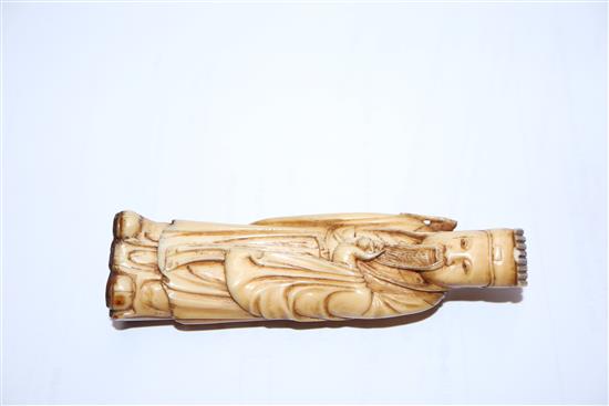 A set of Chinese ivory figures of the eight immortals, with stands Republic period